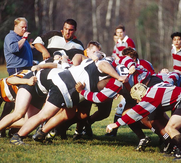 Une mêlée de rugby - MACSF