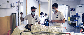 Salle d'orientation au sein du service des urgences d'un CHU - MACSF