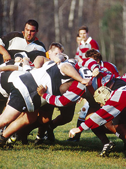Une mêlée de rugby - MACSF